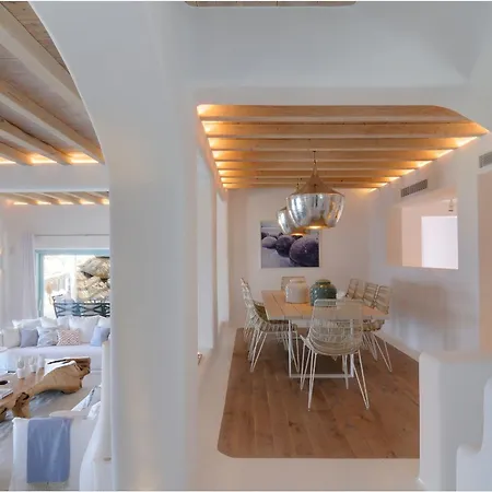 Stunning Mykonos 7 Bedrooms Rosella Private Pool Modern Interiors Pouli Villa