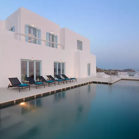 Stunning Mykonos 7 Bedrooms Rosella Private Pool Modern Interiors Pouli Villa Agios Ioannis Diakoftis