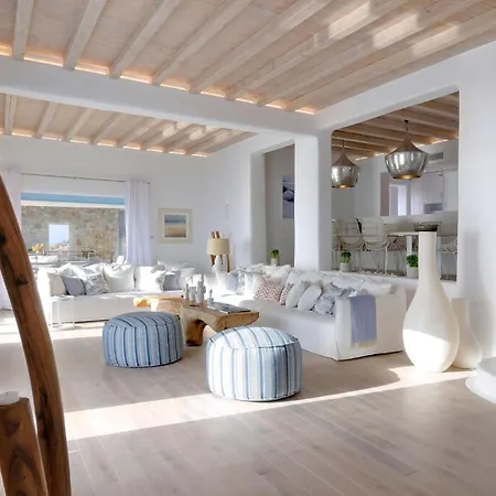 Stunning Mykonos 7 Bedrooms Rosella Private Pool Modern Interiors Pouli Villa *